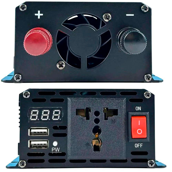 Інвертор з чистим синусом NFA-1000,12V-220V,1000W (4139) 38123 фото