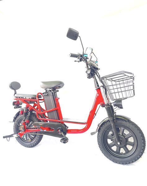 Eлектричний велосипед MINAKO Monster PRO 16" (2000W 60V 36Ah) Червоний ЕВМ-2000-60-36К фото