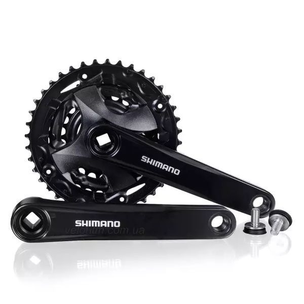 Шатуны Shimano MT101 40/30/22T &ndash; 170мм. под квадрат MT101 фото