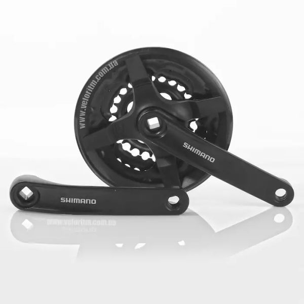 Шатуны Shimano TY501 42/34/24T &ndash; 170мм под квадрат TY501 фото
