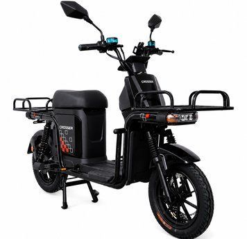 Грузовой электровелосипед (велоскутер) Crosser SUPER MAX 2000W 60V/40AH LiFePO4 SUP-070 фото
