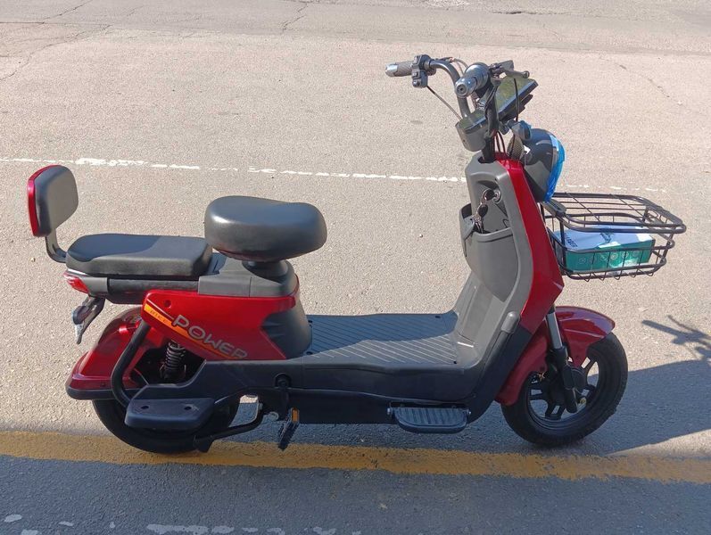 Електроскутер-велосипед двомісний i-Bike Power 800W/60V/20A 37001 фото