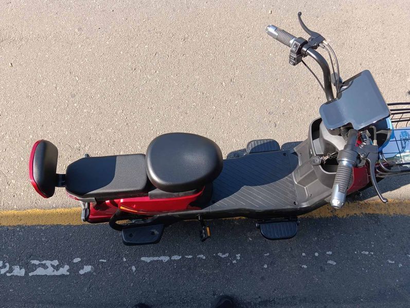 Електроскутер-велосипед двомісний i-Bike Power 800W/60V/20A 37001 фото